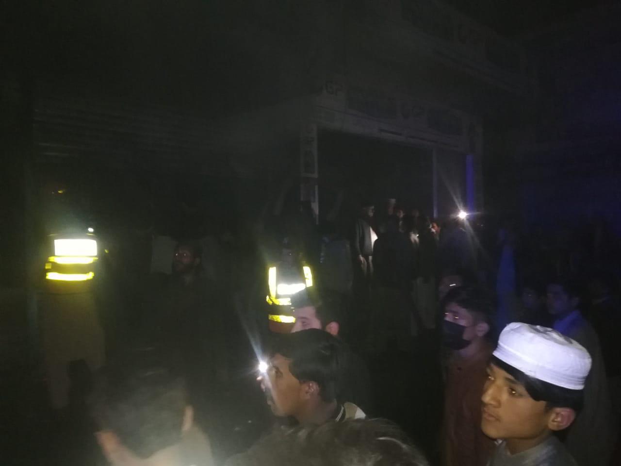 مینگورہ، شارٹ سرکٹ سے دکان میں آگ لگ گئی