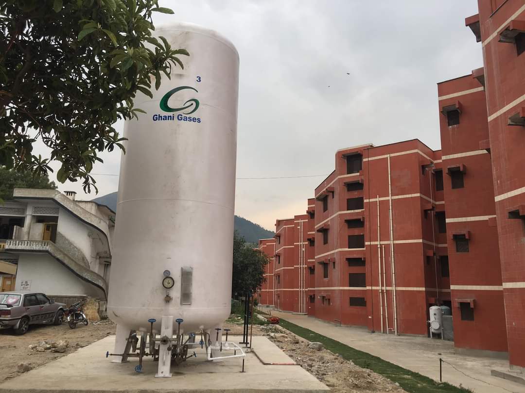 سیدوہسپتال سوات  میں اکسیجن پلانٹ نصب