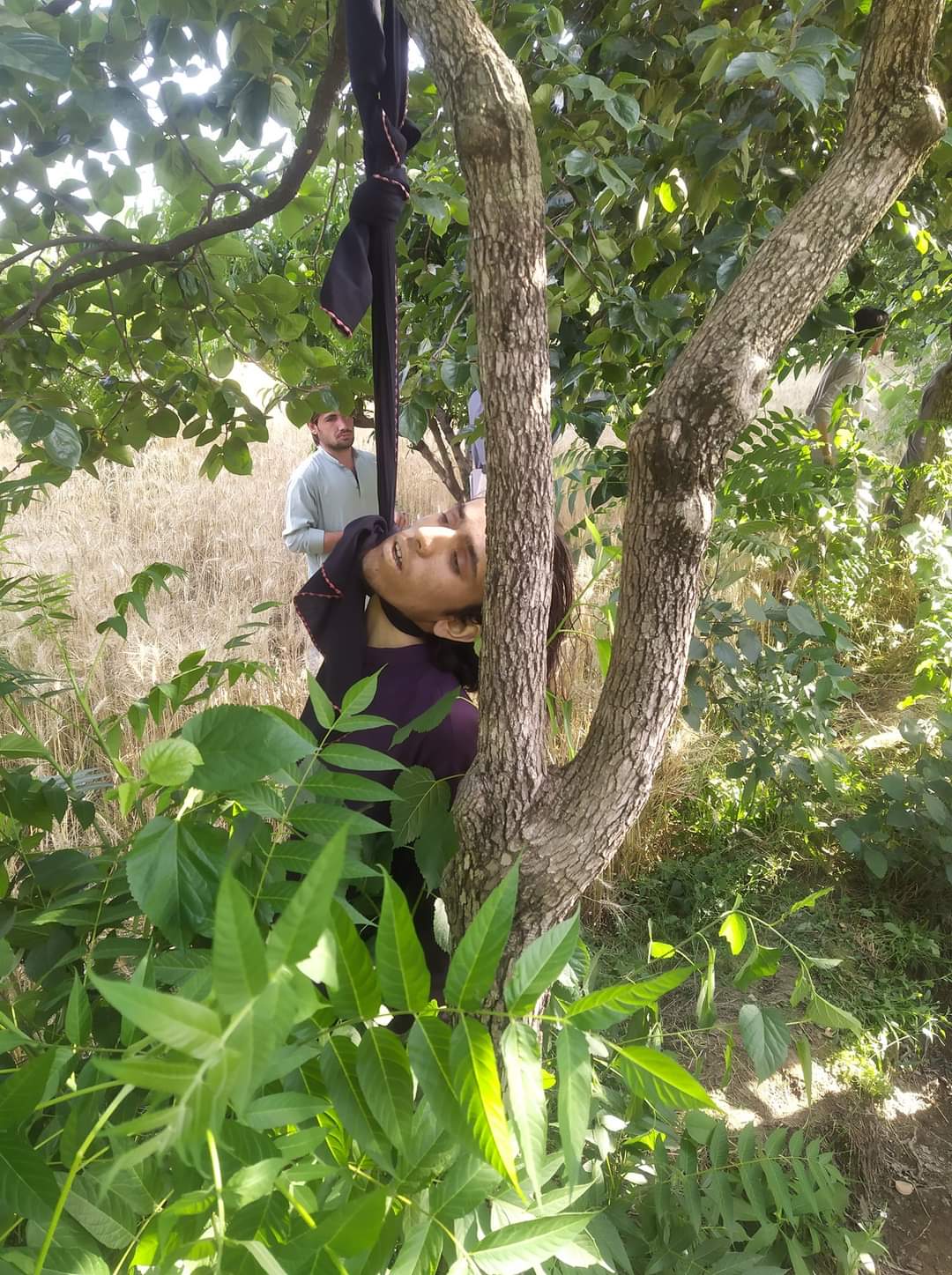 سوات، درخت سے لٹکی لاش کو ورثاء کی تلاش