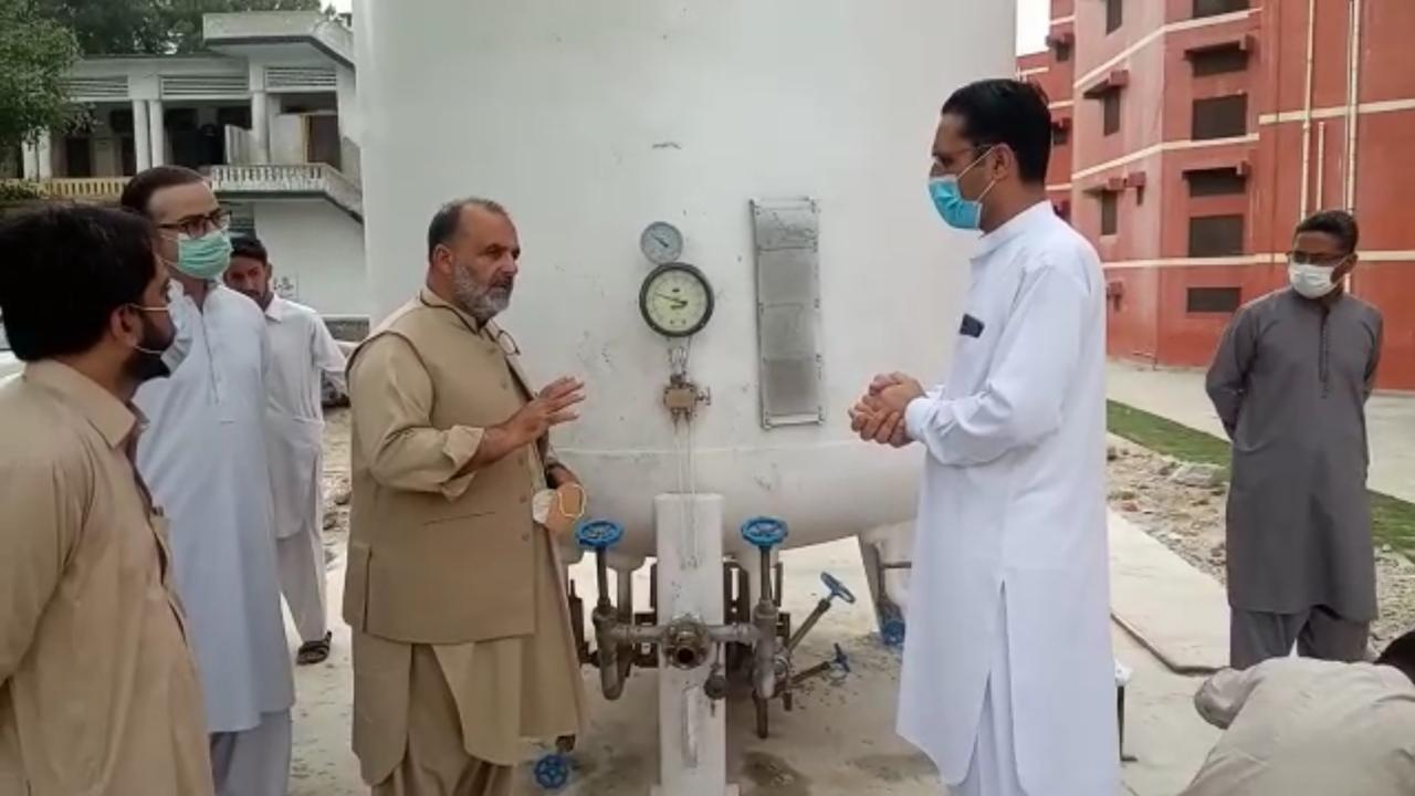 سیدو شریف اسپتال میں سنٹرلائز آکسیجن پلانٹ کا افتتاح