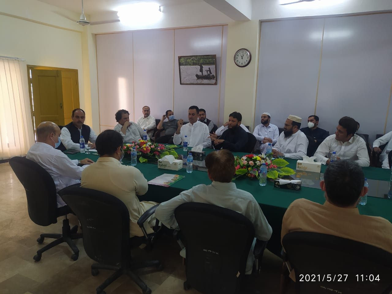 یونیورسٹی آف سوات کے مختلف شعبہ جات کے سربراہان کا اجلاس