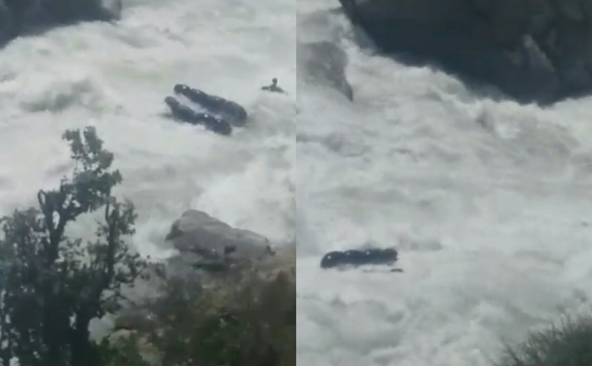 بحرین، ریسکیو اہلکاروں پر دریاء سوات میں کشتی الٹ گئی