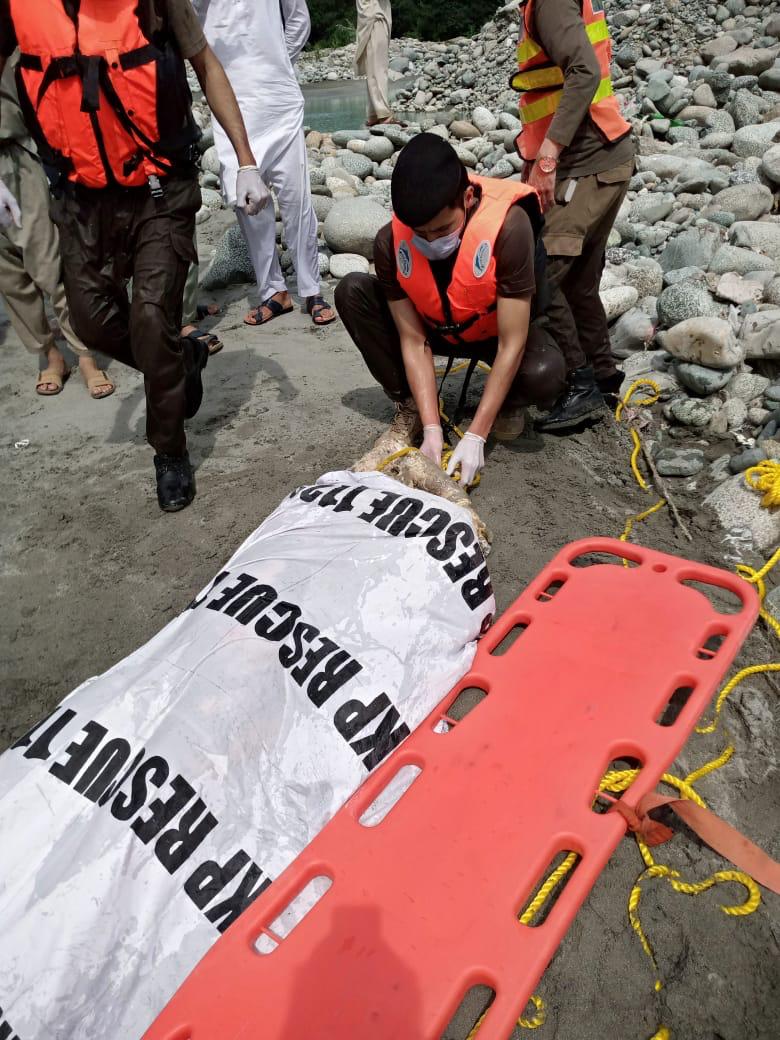 سوات، دریاء سوات سے نامعلوم شخص کی لاش برامد