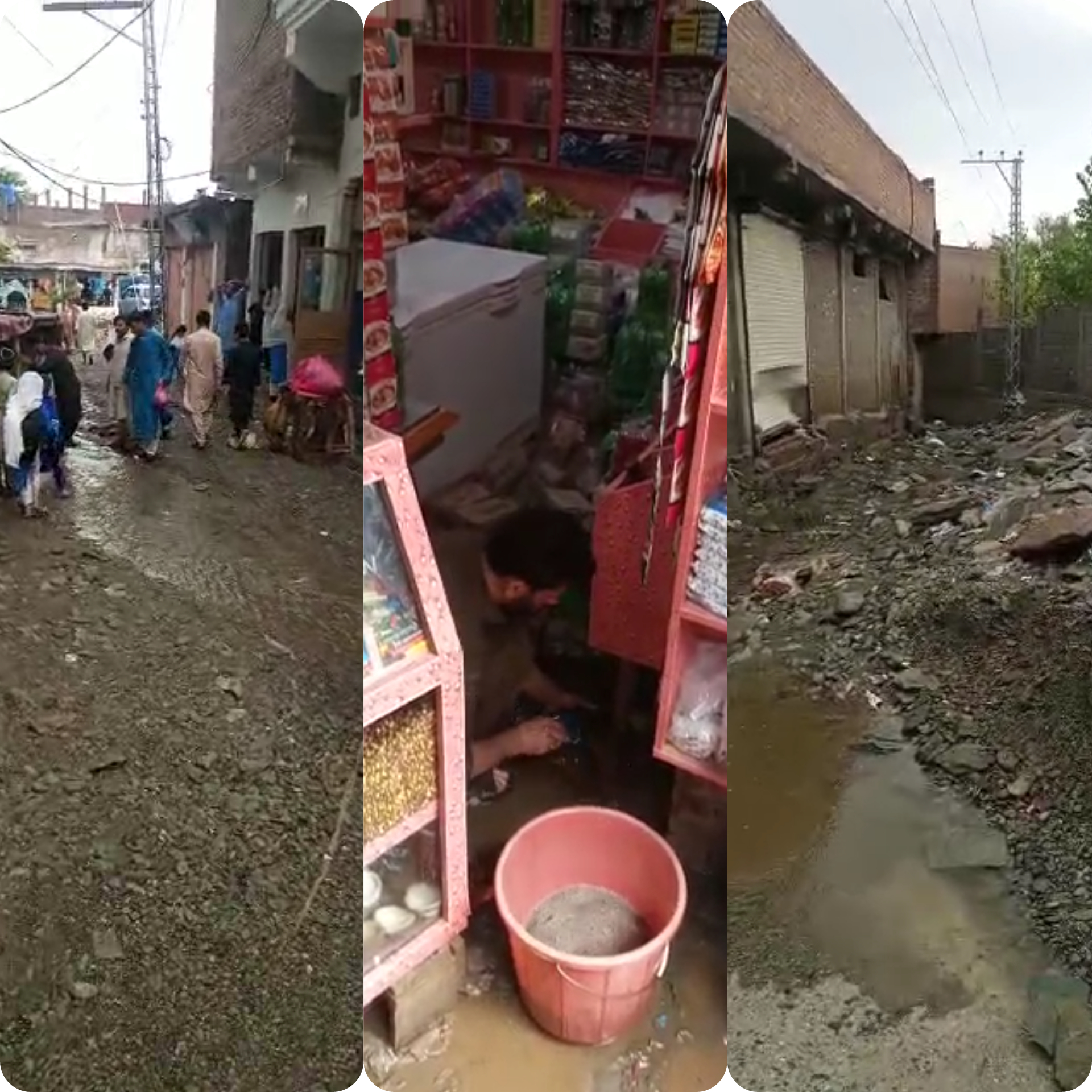 سوات میں بارش سے تباہی،سیلابی ریلے گھروں میں داخل