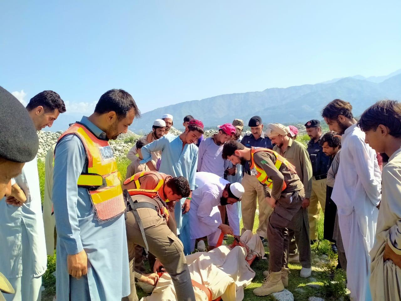 دریاء سوات سے نامعلوم شخص کی کاش برامد