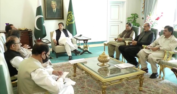 وزیرِ اعظم سے بلوچستان کے اراکین قومی اسمبلی کی ملاقات، پارٹی کی تنظیمِ نو پر گفتگو