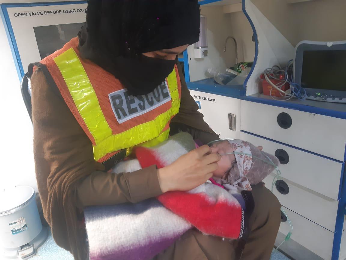 سوات،ایمبولینس میں بچے کی پیدائش