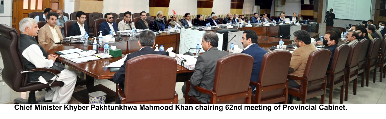 پشاور،صوبائی کابینہ کا اہم اجلاس،21 نکاتی ایجنڈے کے علاوہ سات اضافی ایجنڈوں پر تفصیلی بحث
