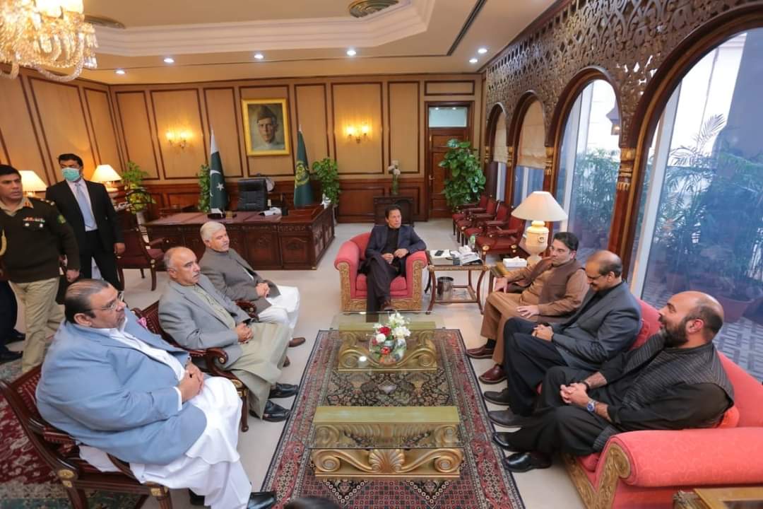 وزیراعظم کاغضنفر بلور کو پی ٹی آئی میں خوش آمدید