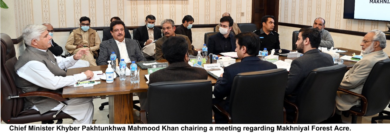 جنگلات کا تحفظ حکومت کے ترجیحی اقدامات میں سرفہرست ہے,وزیراعلی محمودخان