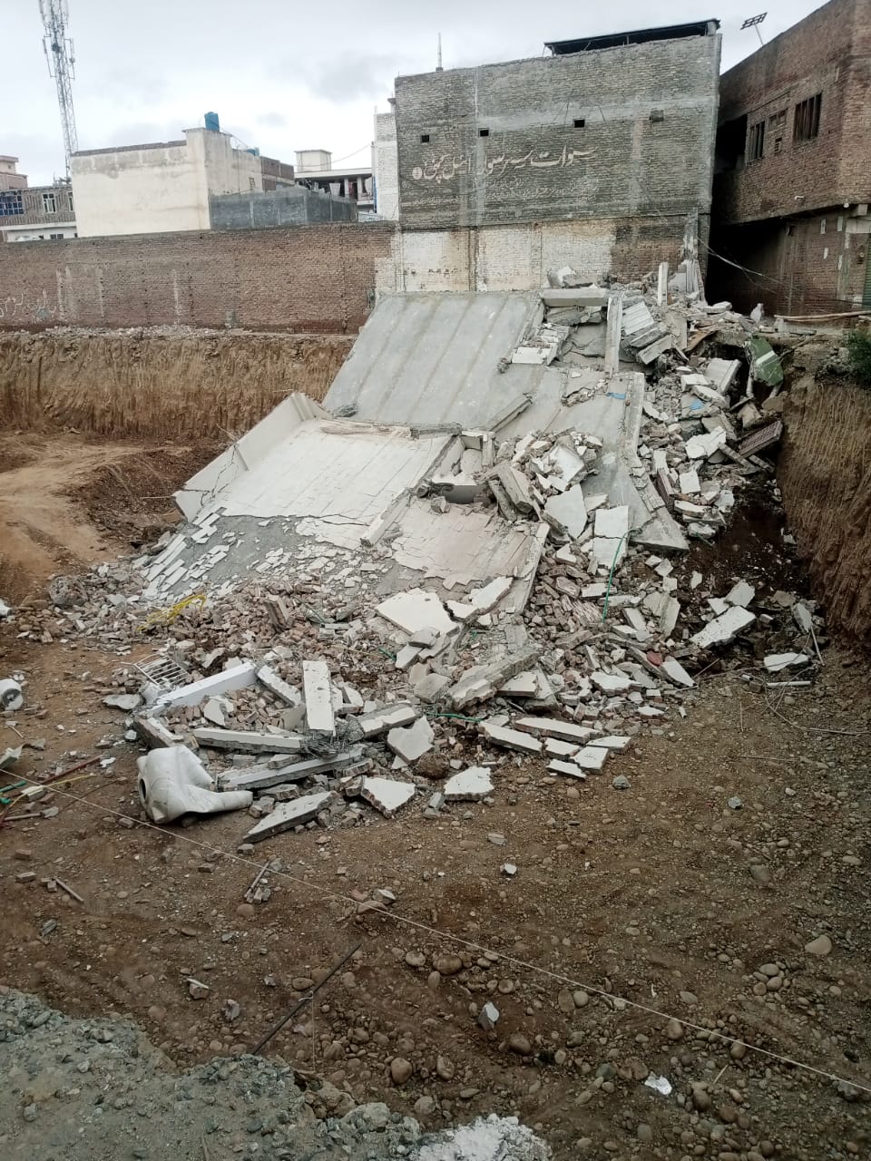 سوات میں مسجد منہدم